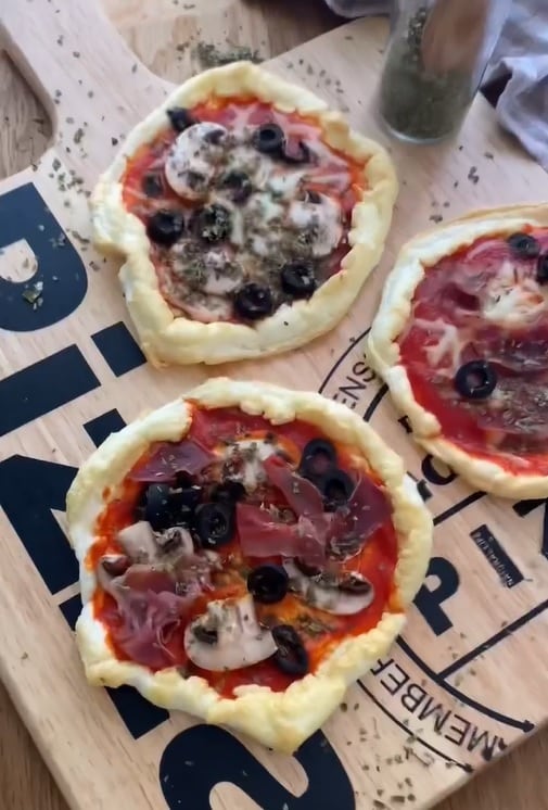 Pizza nube con 1 ingrediente: la receta furor en redes