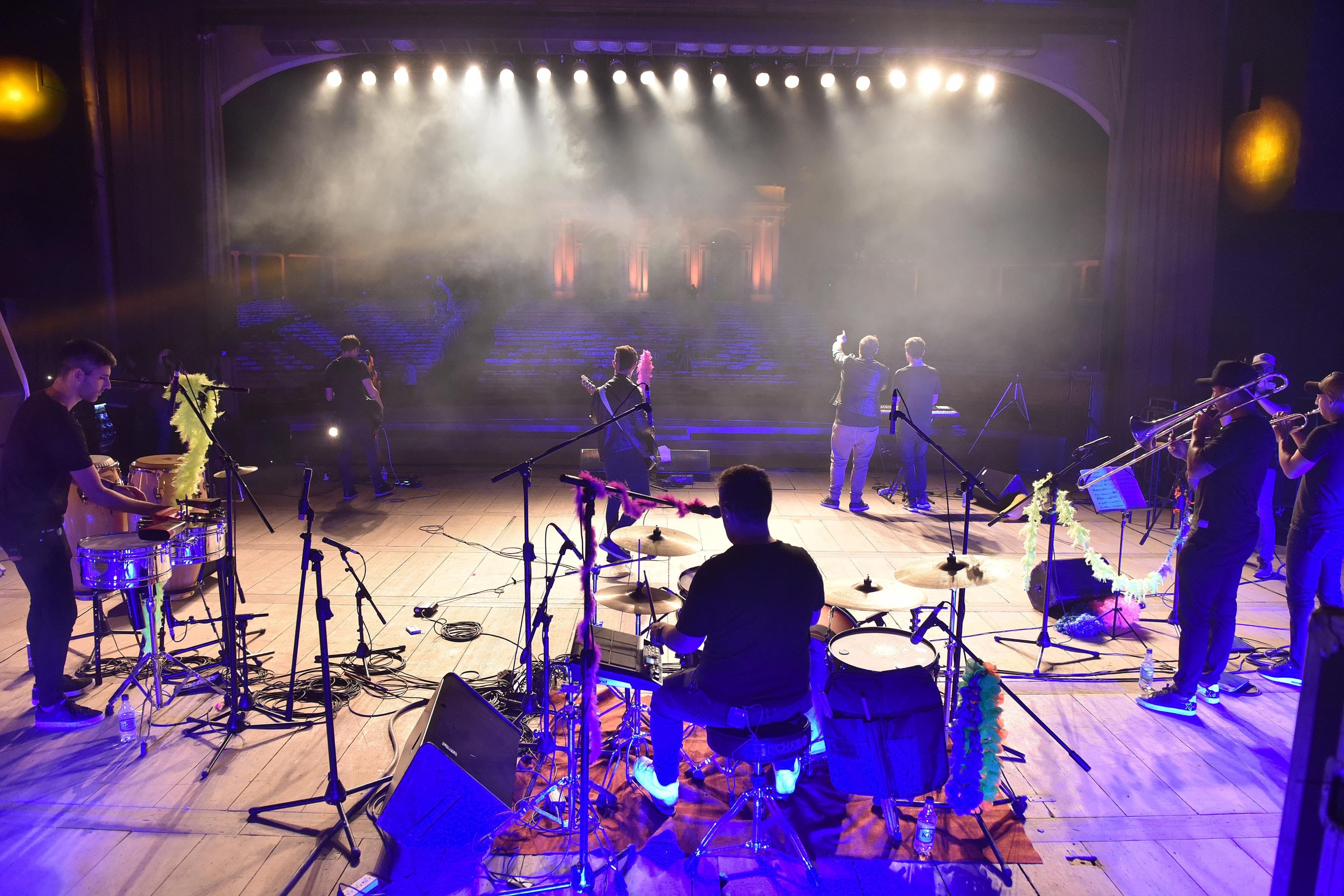 Hubo artistas de rock, música clásica y cumbia.