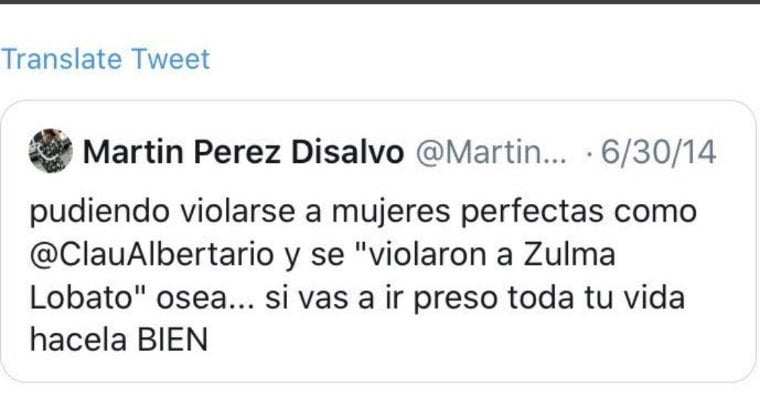 El controversial mensaje publicado hace algunos años por Coscu.