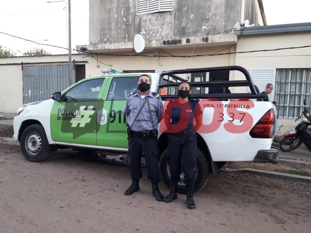 Policías parteros asistieron a una joven en Corrientes.