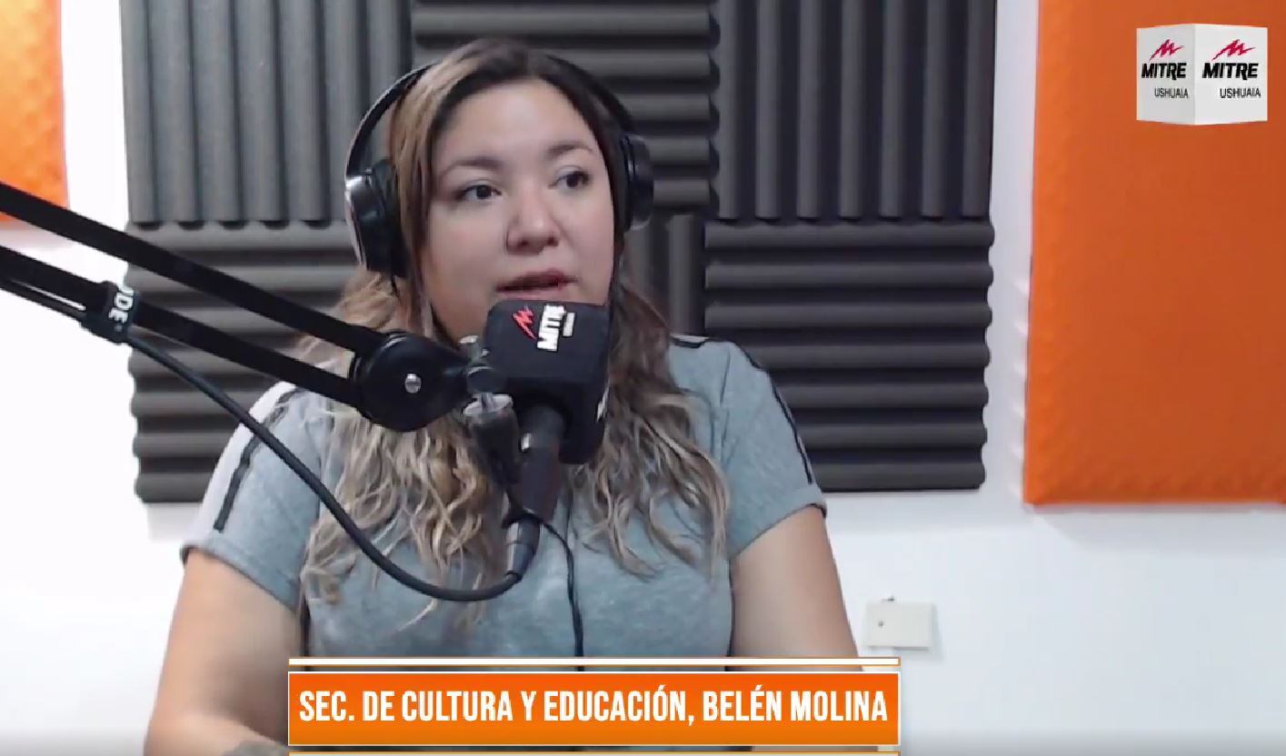 Belén Molina en Radio Mitre Ushuaia.