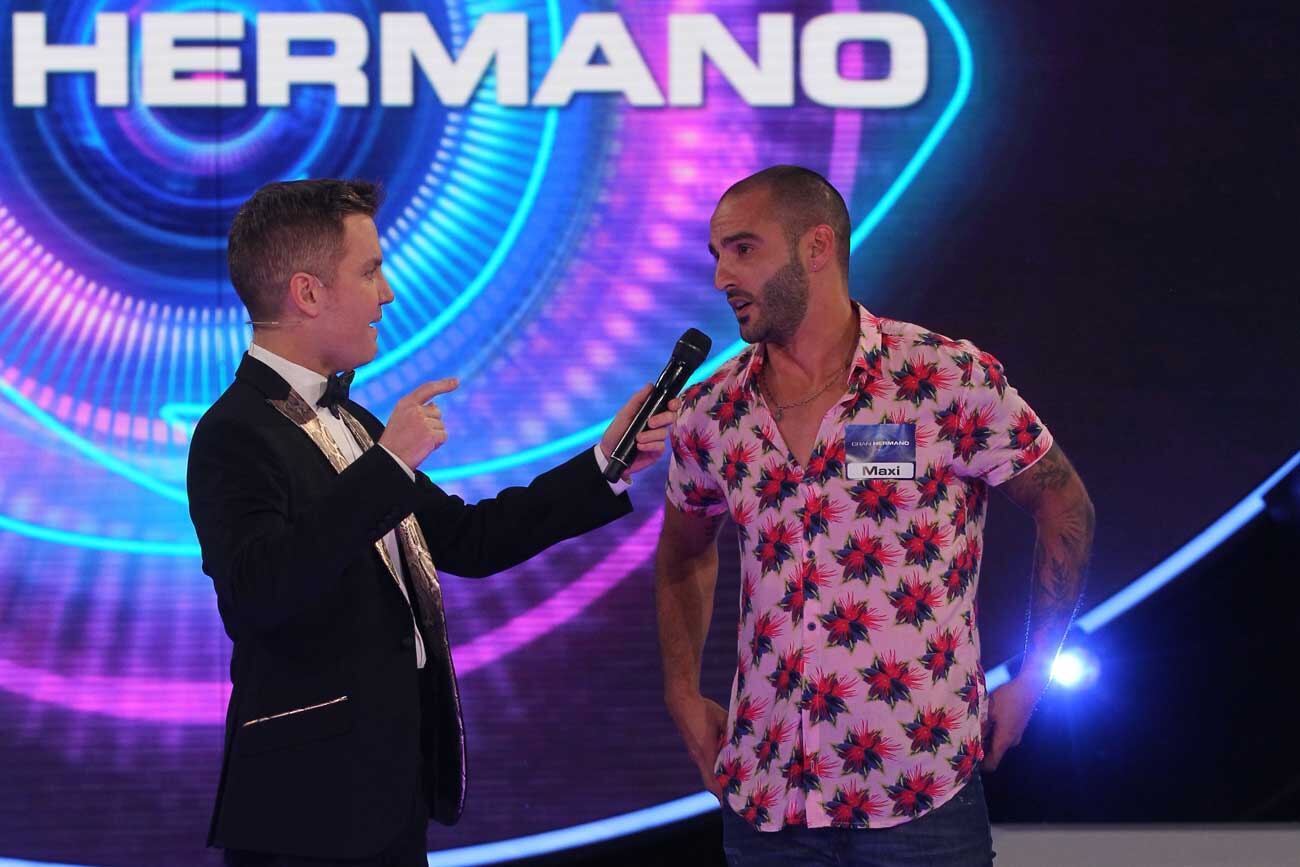 Maxi Guidici en su arribo a Gran Hermano 2022.