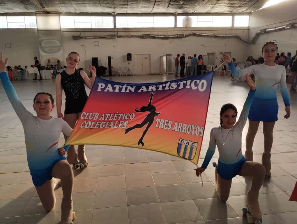 Excelentes resultados de las patinadoras de Colegiales en el Regional de Laprida