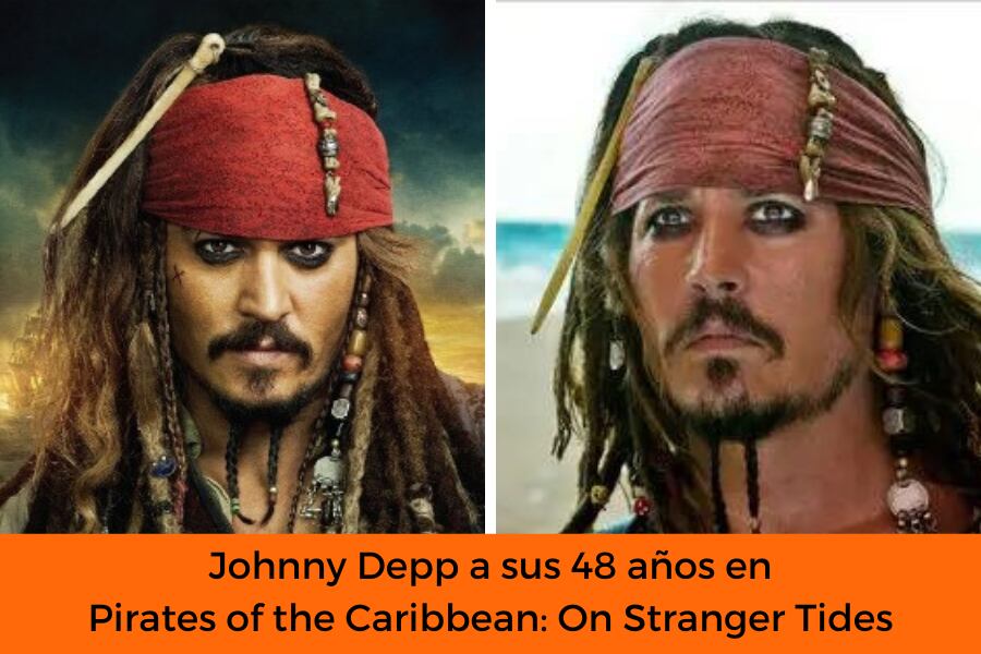 El antes y después de Johnny Depp.