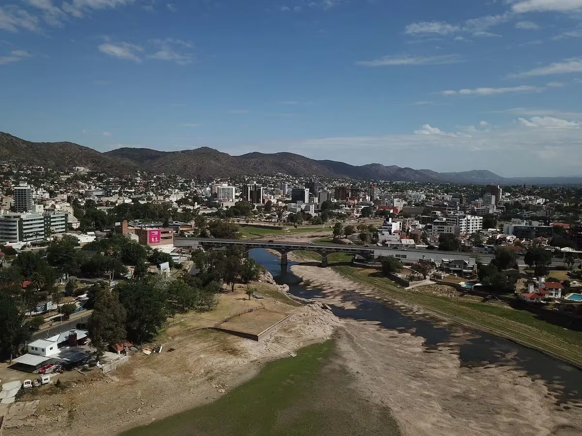 Así está Villa Carlos Paz. (Mario Sar)