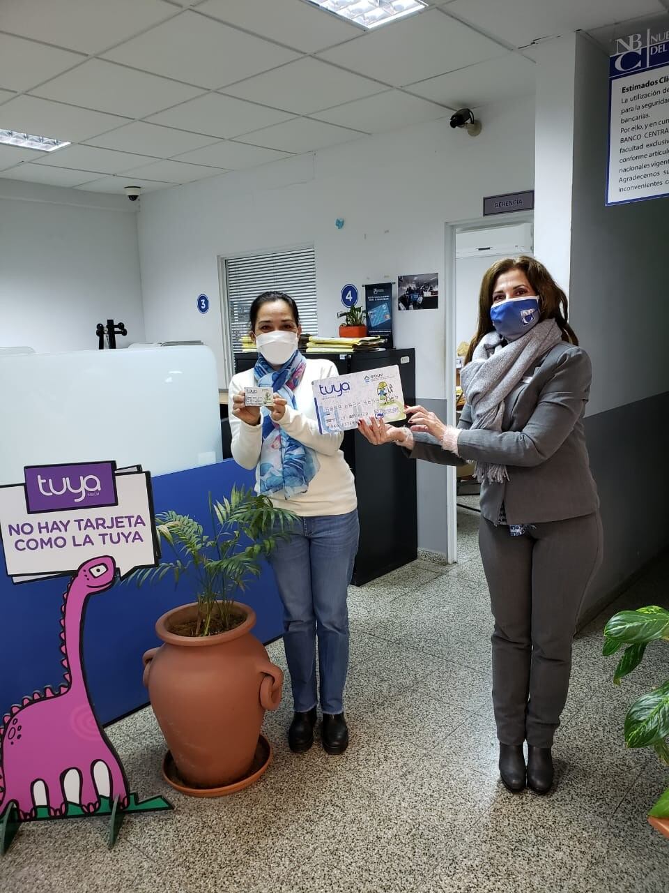 Los créditos fueron acreditados directamente en las Tarjetas Tuyas de la entidad bancaria.