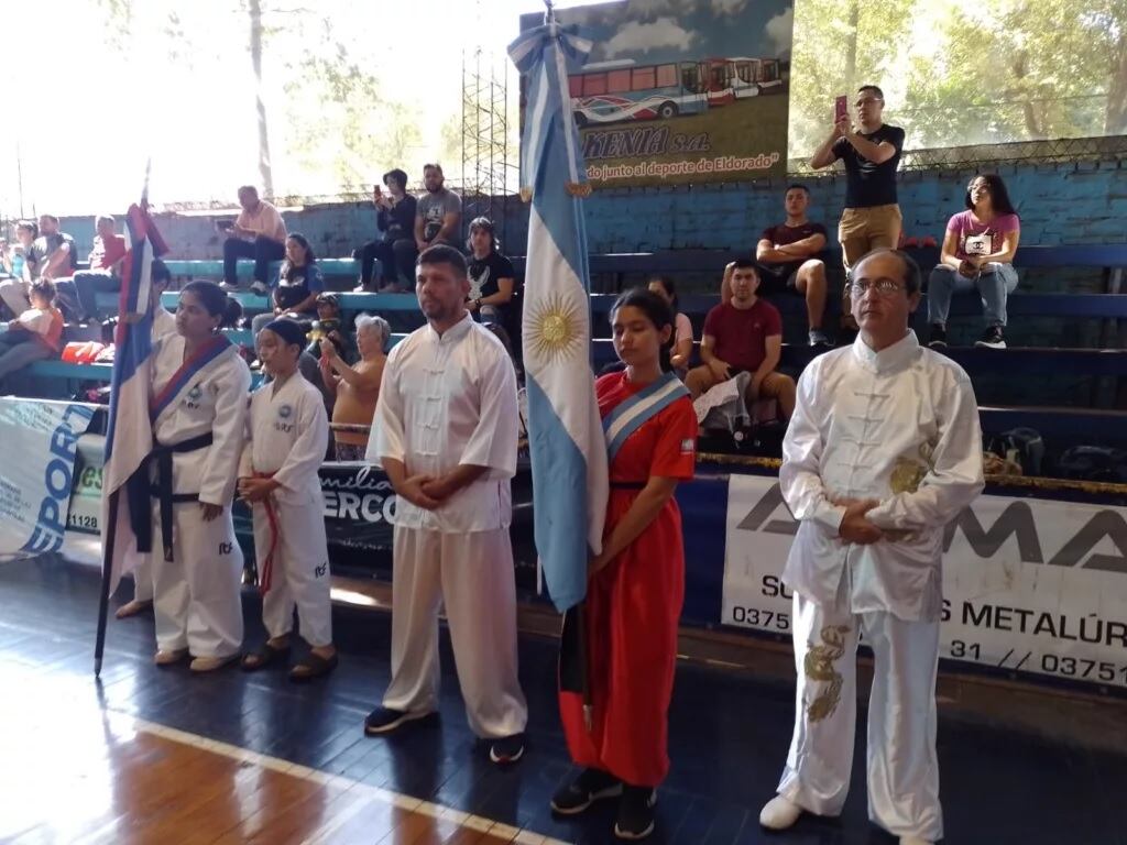 Realizaron el primer encuentro de exhibición de Artes Marciales y Deportes de Contacto en Eldorado.