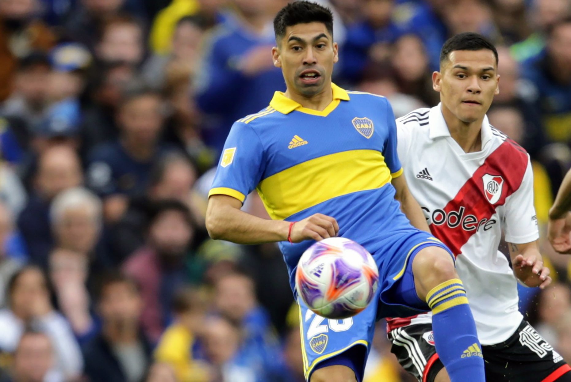 Juan Ramírez, un ex Talleres sin lugar en Boca (Fotobaires).