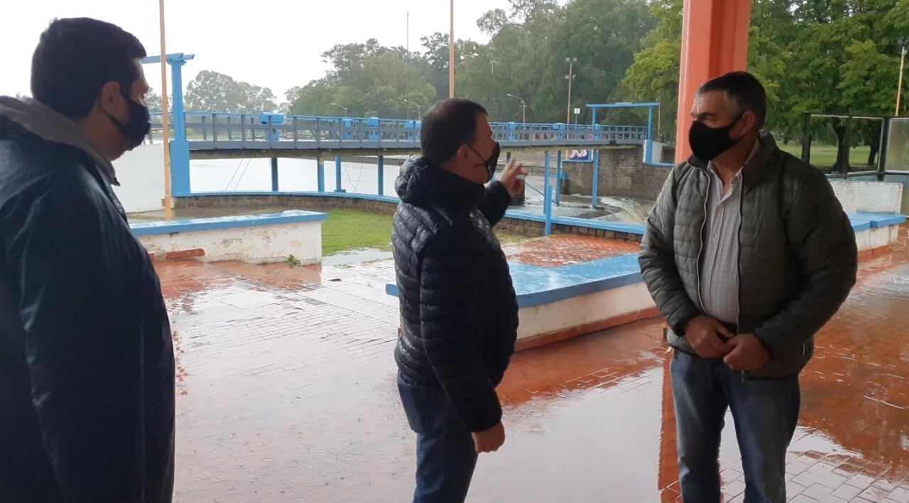 Bertellys recorrió la zona del Balneario