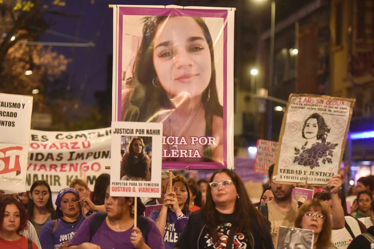 Ni Una Menos: Córdoba vivió una multitudinaria marcha contra los femicidios y la violencia patriarcal (Facundo Luque / La Voz)