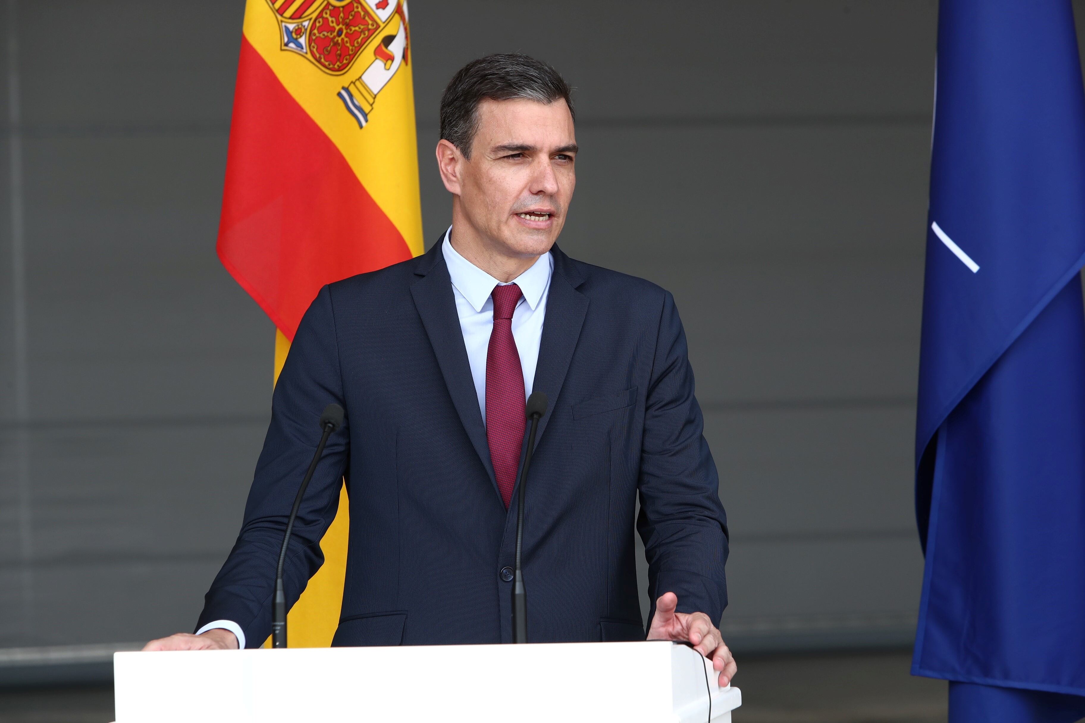 Pedro Sánchez fue evacuado de una conferencia en Lituania por un posible ataque aéreo