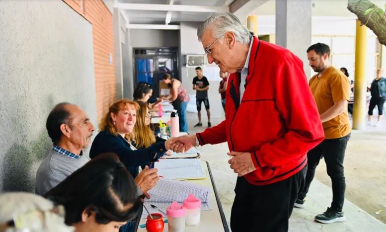 Gioja, votó en San Juan