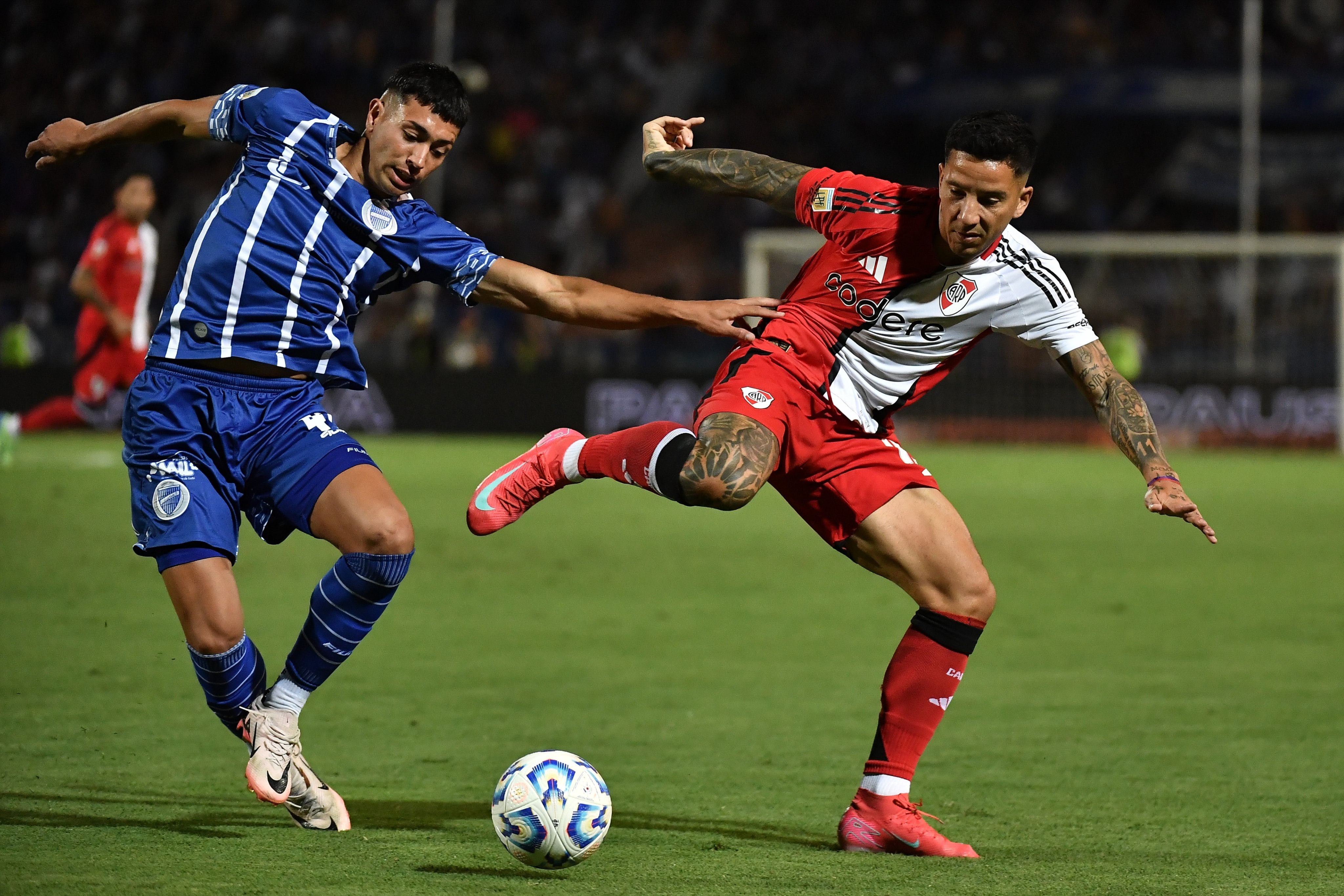 River visitó a Godoy Cruz por el torneo Apertura de la Liga Profesional. (Prensa River)