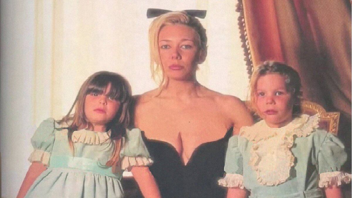 Mariana nannis y las postales retro de Alex y Charlotte Caniggia.