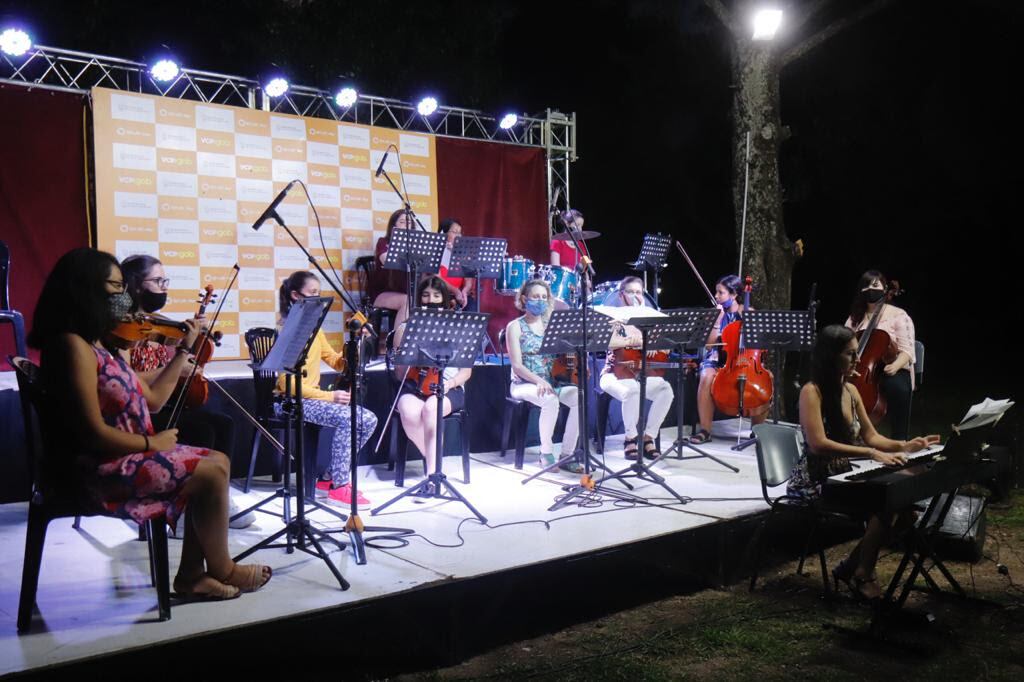 Primer Ensamble Sinfónico conformado en su totalidad por mujeres, este domingo en el Parque Estancia La Quinta.