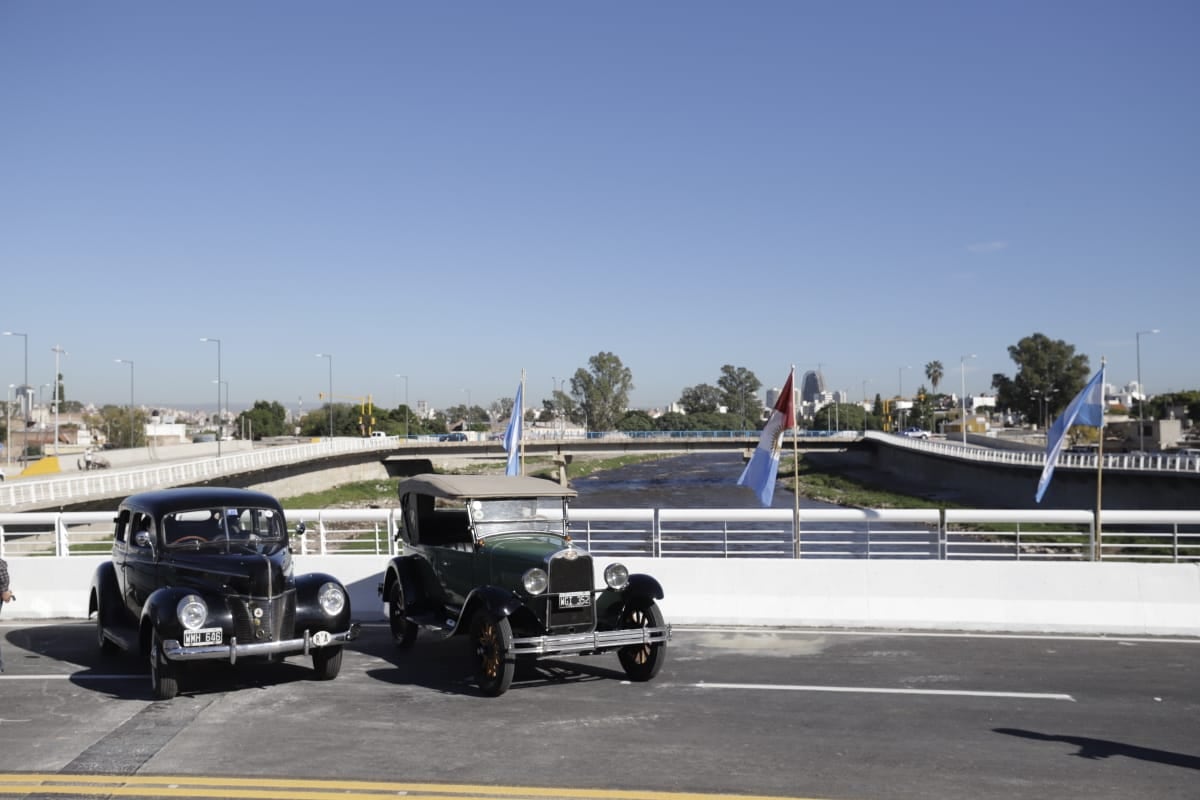 Así quedó el nuevo puente con el que queda finalizado el Corredor Costanera.