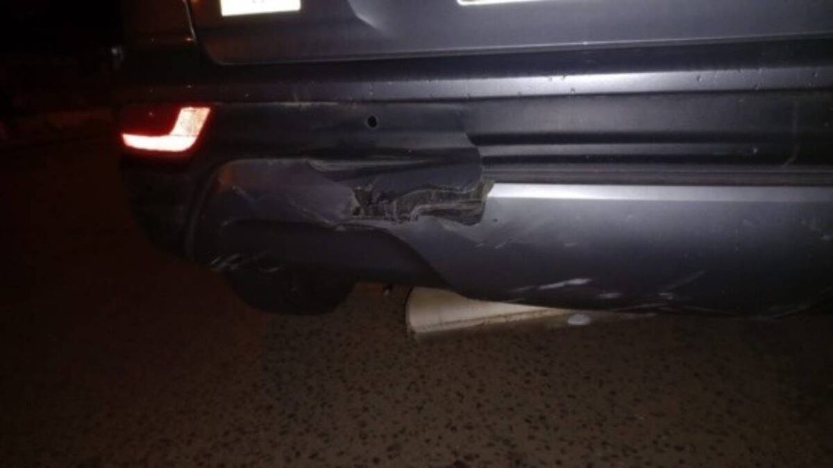 Ricardo Carloni volvió a chocar y quedó demorado