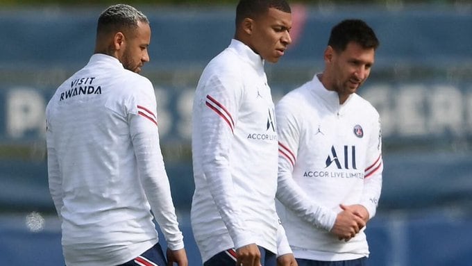 Messi, Neymar y Mbappé, juntos por primera vez en la Champions League.