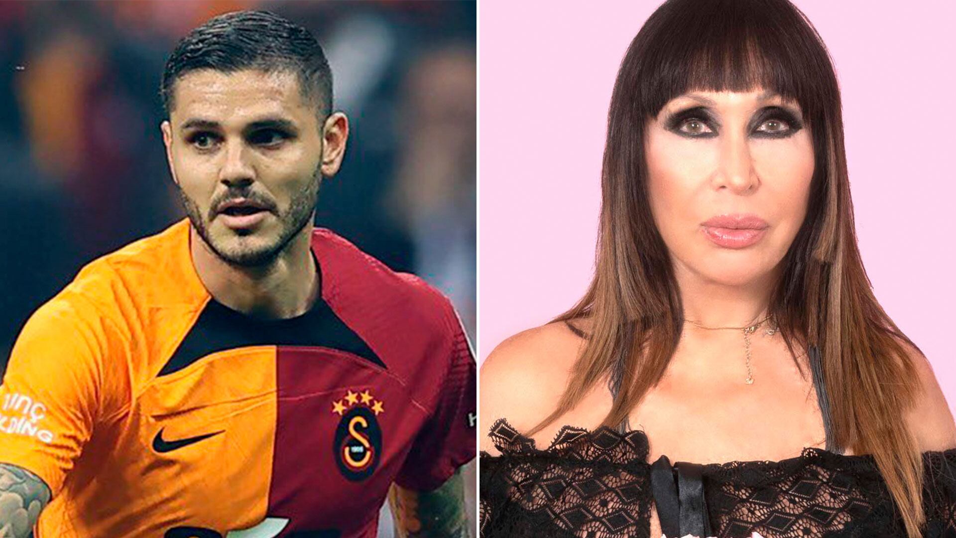 En su visita, Mauro Icardi tuvo un fuerte cruce con Moria Casán y Wanda Nara reaccionó