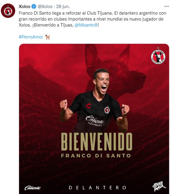 Franco Di Santo, Xolos, México.