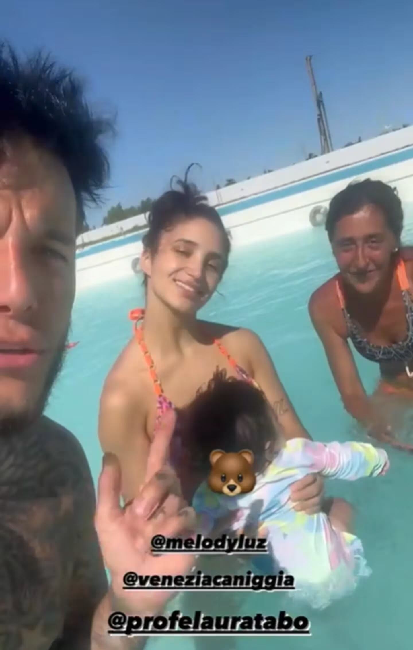 El deporte que practica la hija de Alex Caniggia y Melody Luz con seis meses