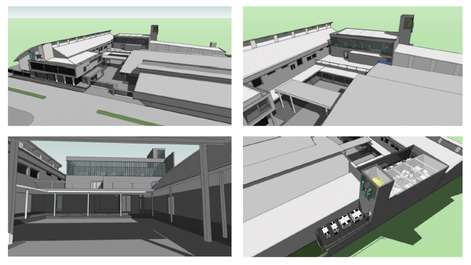 Renders de la nueva planta productiva del LIF (Gobierno de Santa Fe)