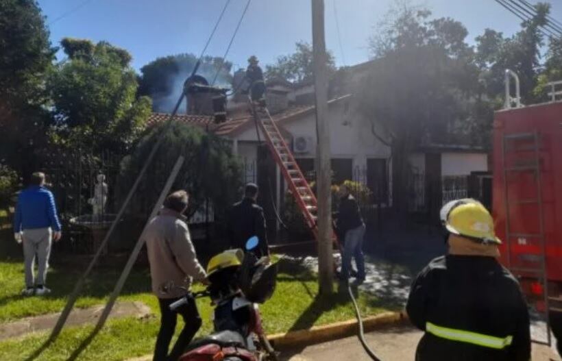 Principio de incendio en Aristóbulo del Valle dejó daños materiales.