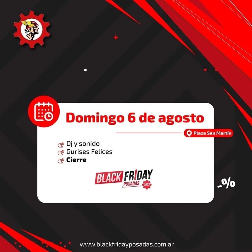 La super fiesta de descuentos Black Friday se disfruta a pleno en Posadas.