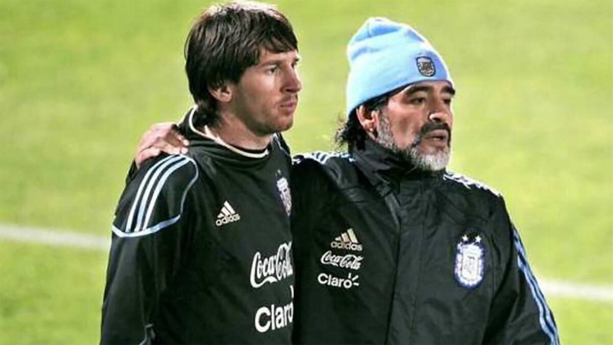 Messi despidió a Maradona: “Nos deja pero no se va, porque el Diego es eterno”