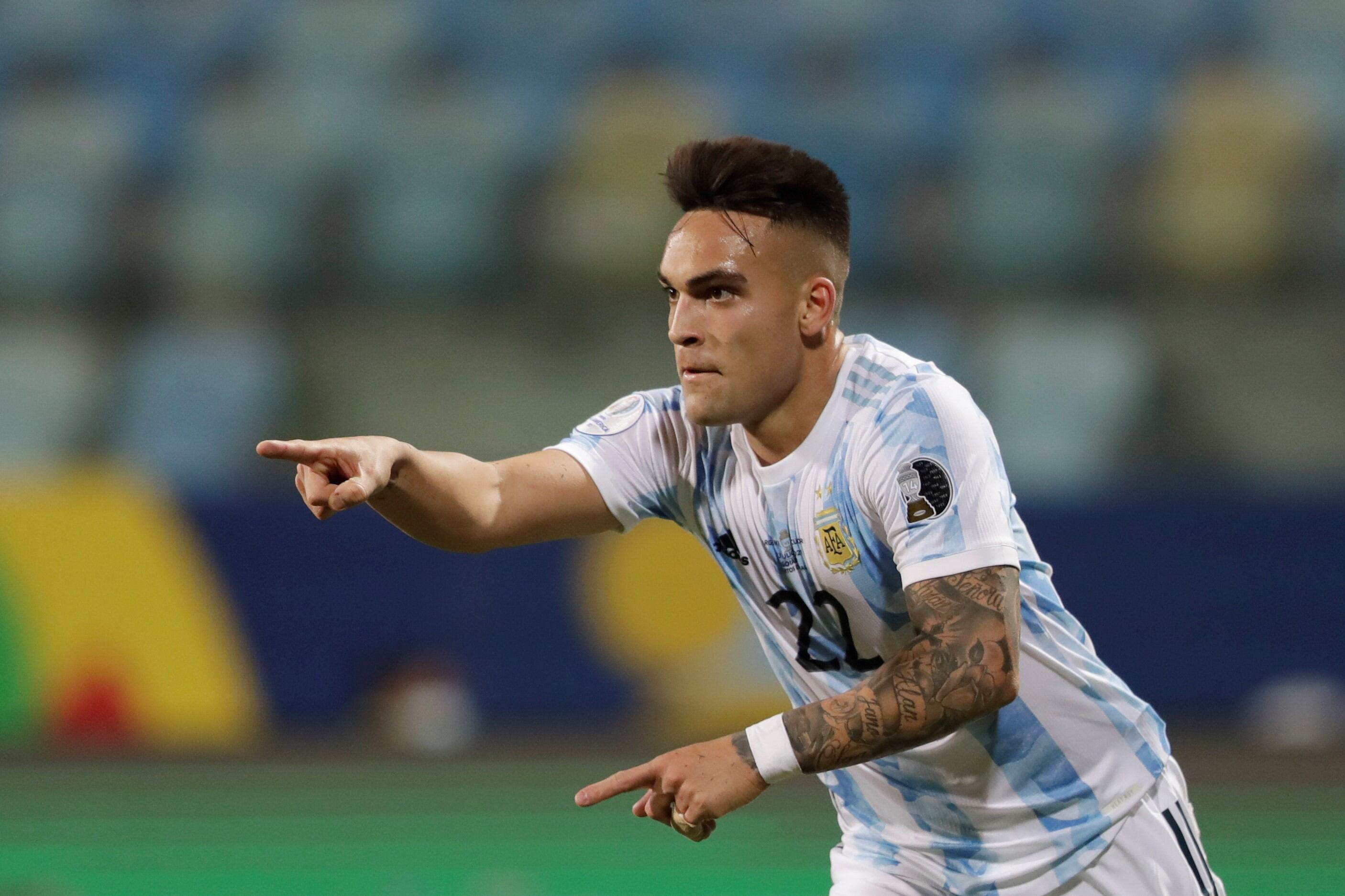 Lautaro Martínez regresa a la titularidad en la Selección Argentina.