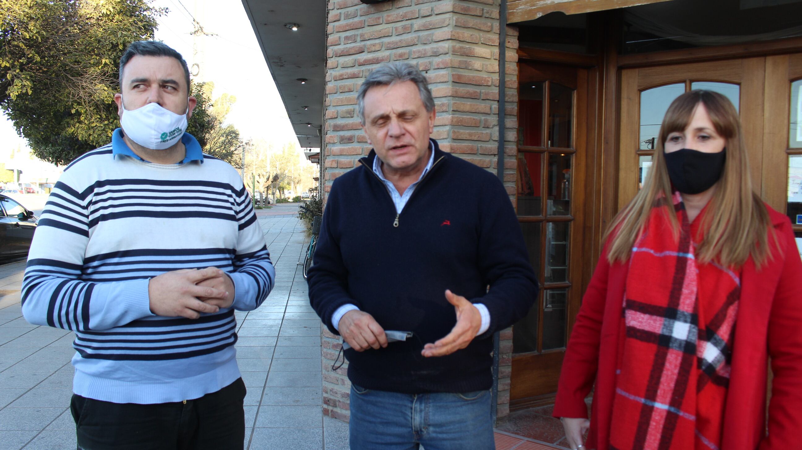 Gustavo Pulti precandidato a Diputado Nacional del frente Vamos con Vos visitó Tres Arroyos