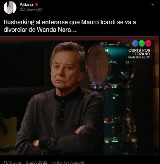 Las mejores reacciones de los usuarios en las redes sociales tras la separación de Wanda Nara y Mauro Icardi.