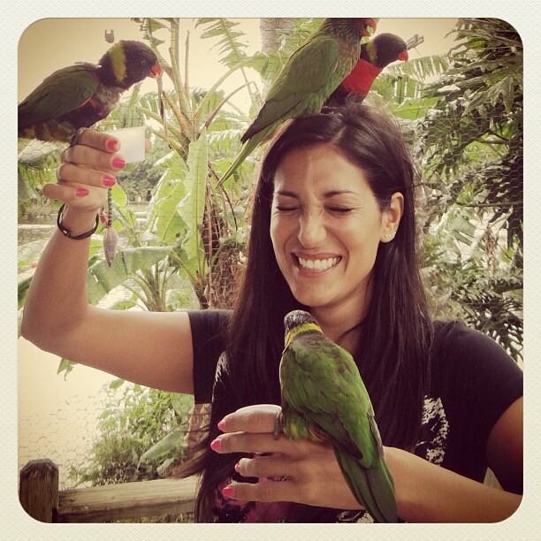 Silvina Escudero y sus mascotas