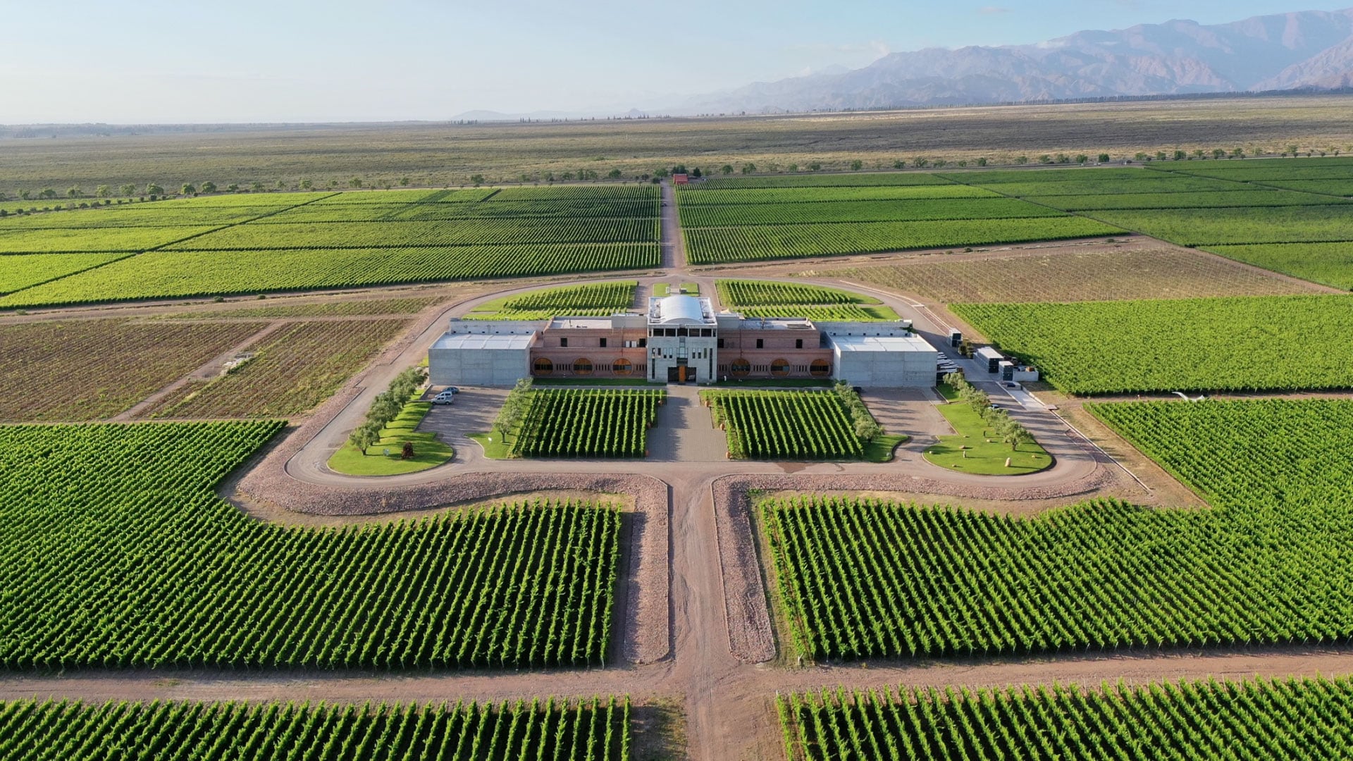 Monteviejo es la bodega mendocina ubicada al pie de la Cordillera de los Andes.