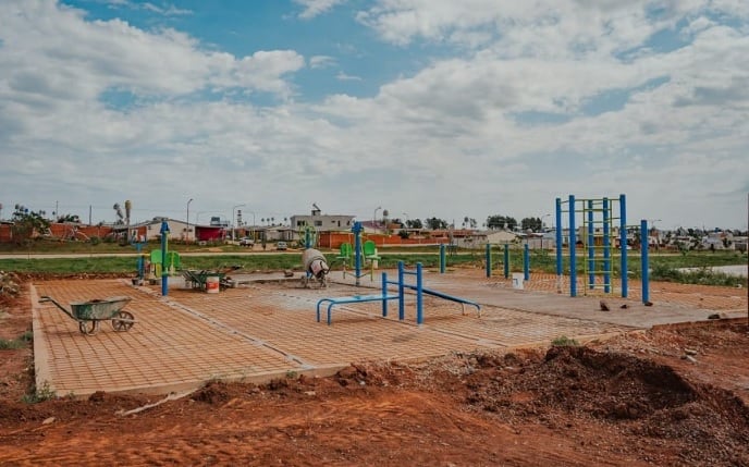 Itaembé Guazú tendrá un enorme Parque Lineal que ya se encuentra en plena realización.