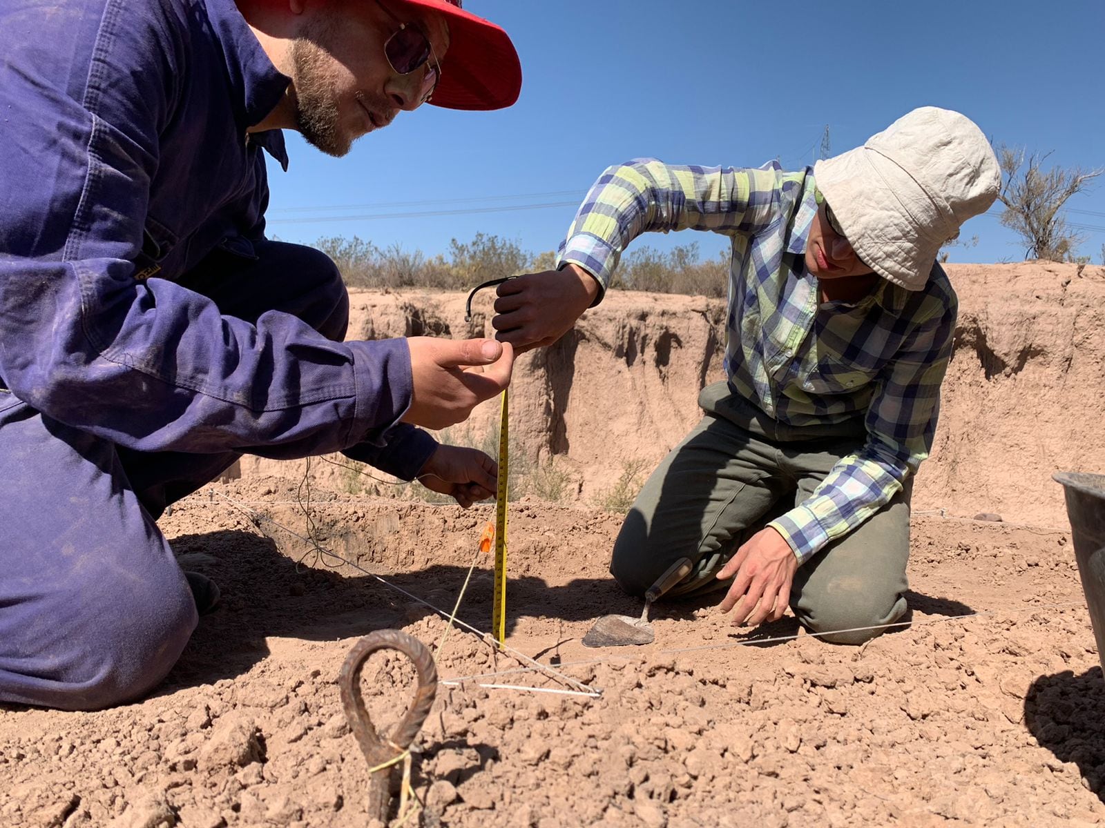 Antropólogos del Museo Cornelio Moyano, la UNCuyo y Conicet, encontraron restos humanos en tierras huarpes, Maipú.