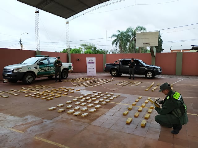 Dos de Mayo | Gendarmería secuestró un cargamento con 255 “panes” que contenían droga