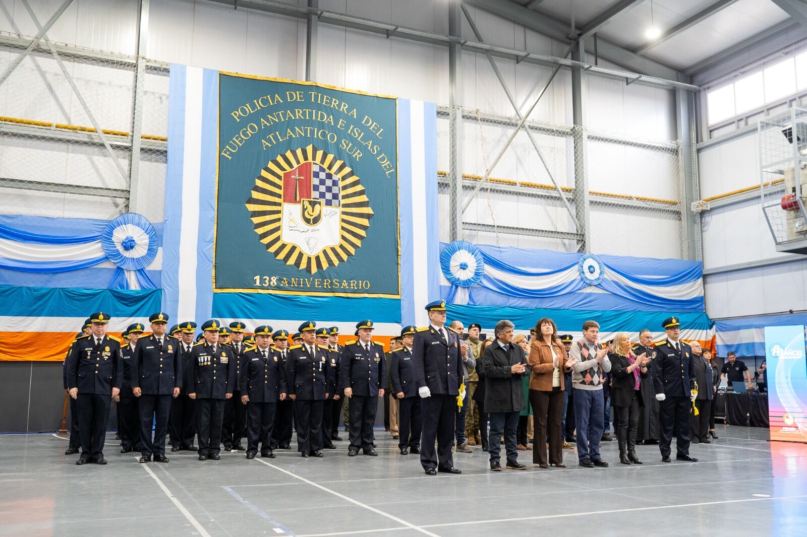 Acto por el 138º aniversario de la Policía de Tierra del Fuego