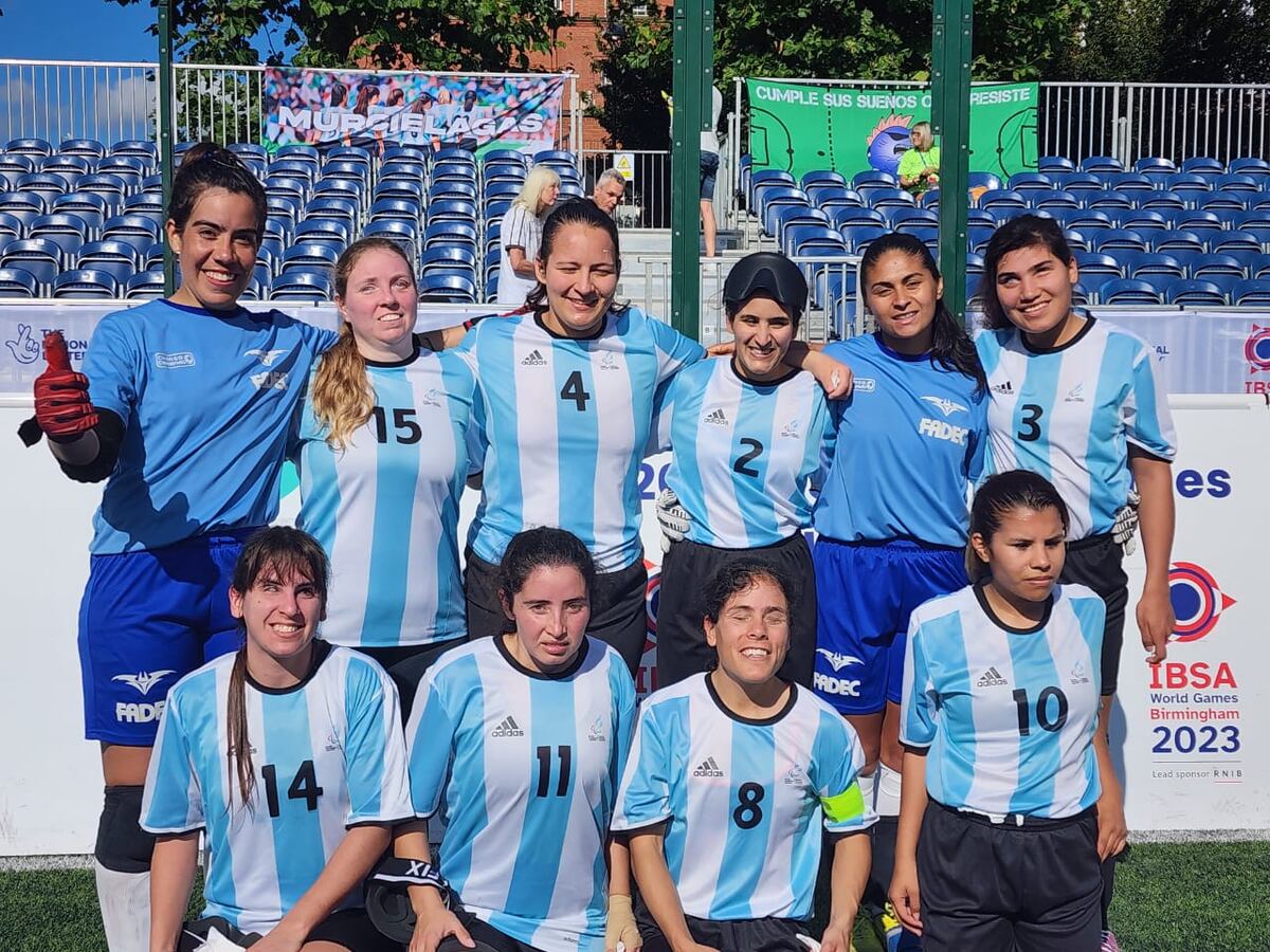 Córdoba, protagonista en la goleada de Argentina ante India en el Mundial de Fútbol para Ciegas