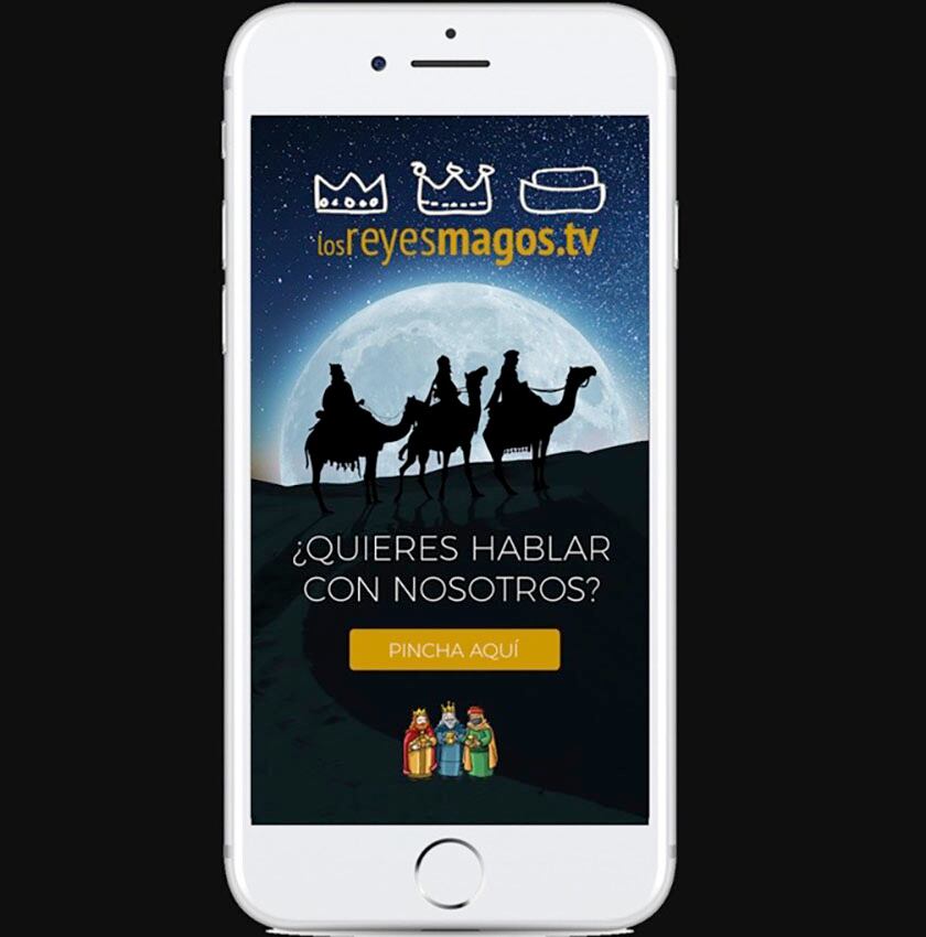 Aplicaciones para hablar con Papá Noel y los Reyes Magos