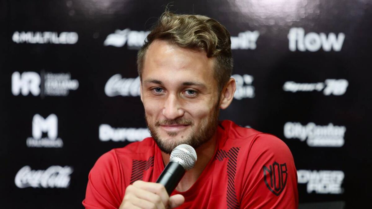 Ángelo Martino se presentó en Newell’s: “Cuando se podía definir, no dudé”