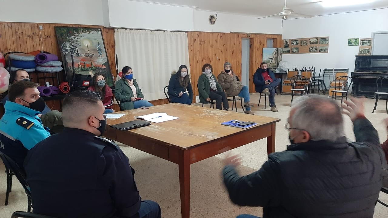 Reunión en Copetonas por la seguridad