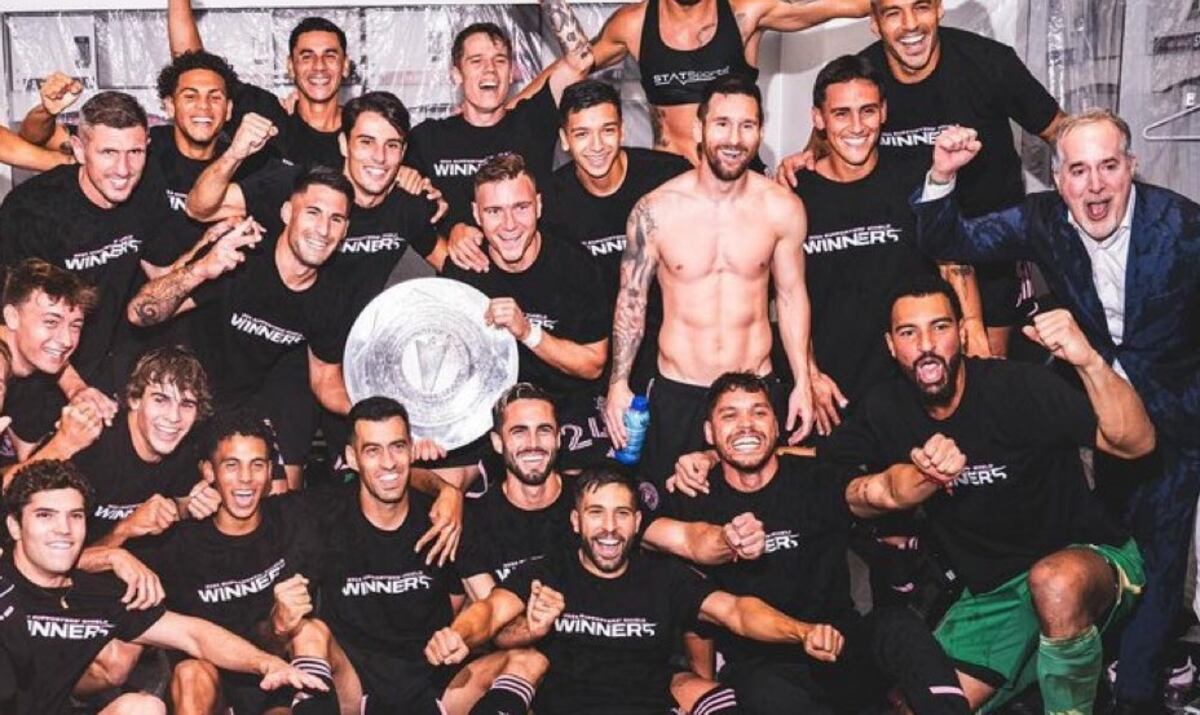 En un partido apasionante y con doblete de Messi, Inter Miami se coronó campeón de la Supporters’ Shield