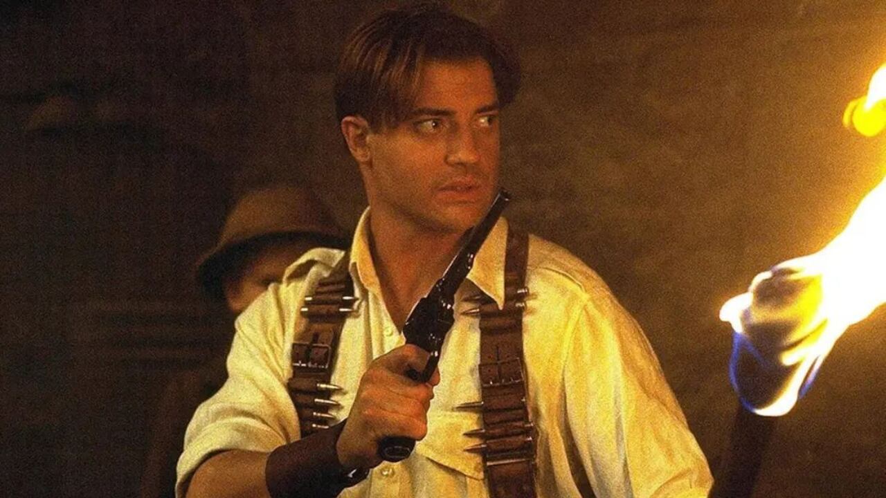 Brendan Fraser en La Momia.