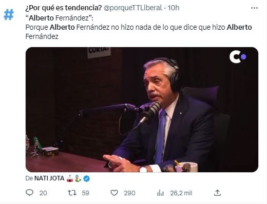 Memes de Alberto Fernández tras su entrevista en El Método Rebord.