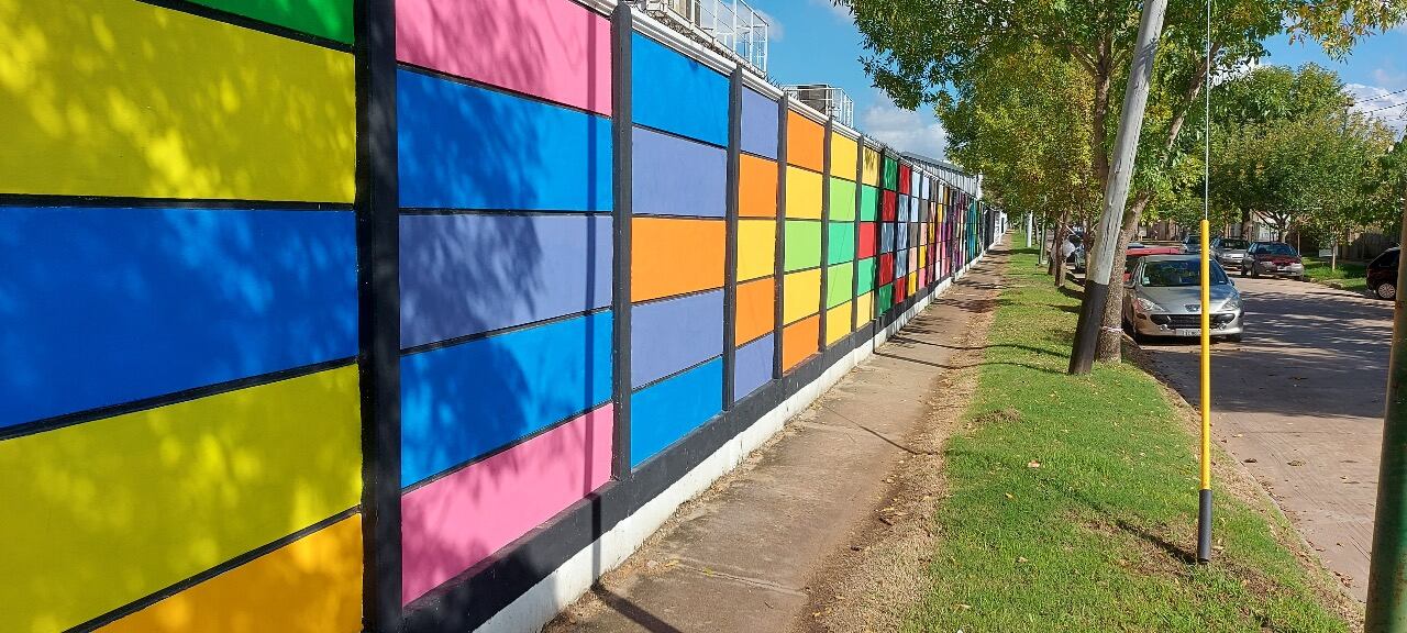 Rafaela sumó un nuevo mural: en Limansky S.A., en calle M. M. Zavalla de barrio Güemes.