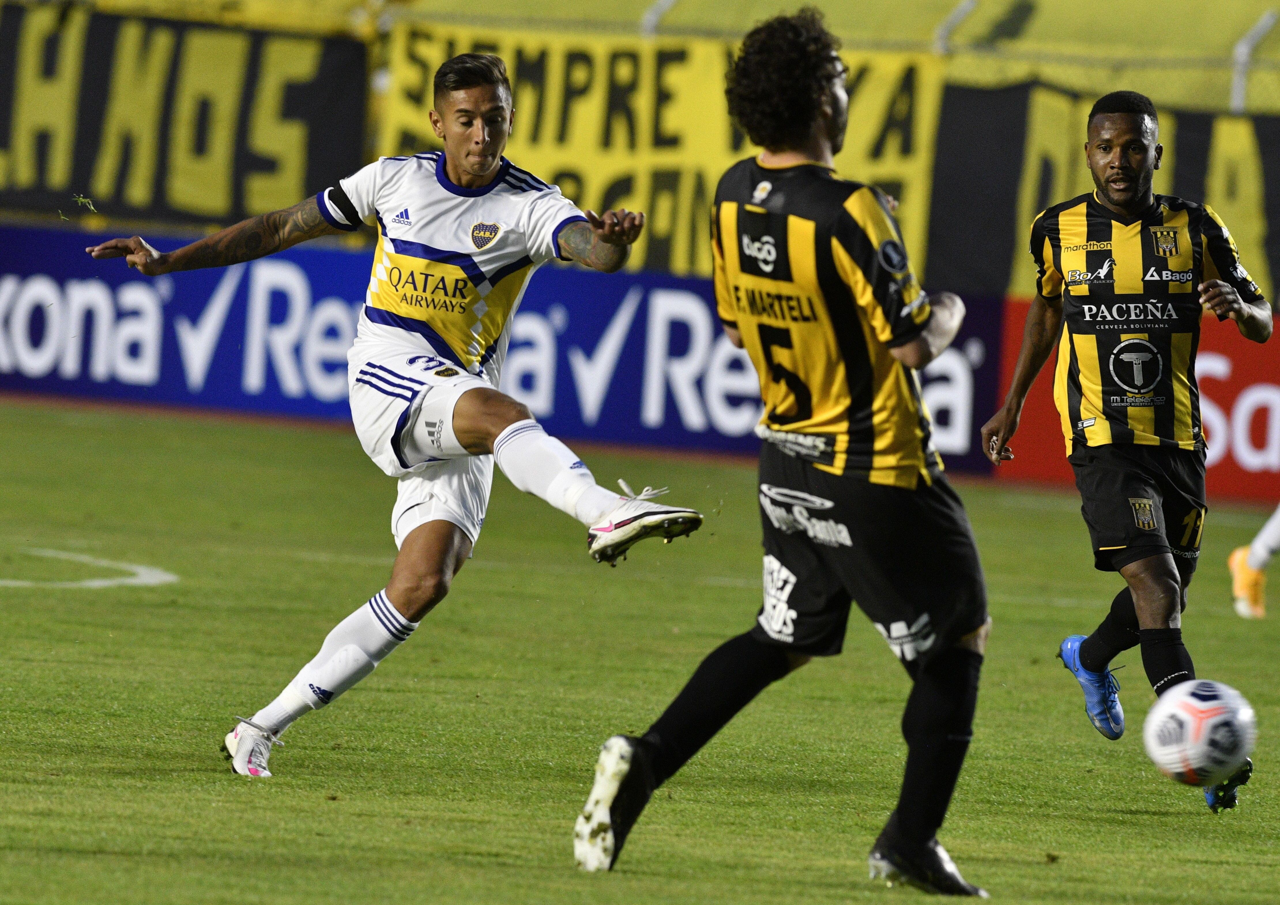 Agustín Almendra fue titular contra The Strongest.