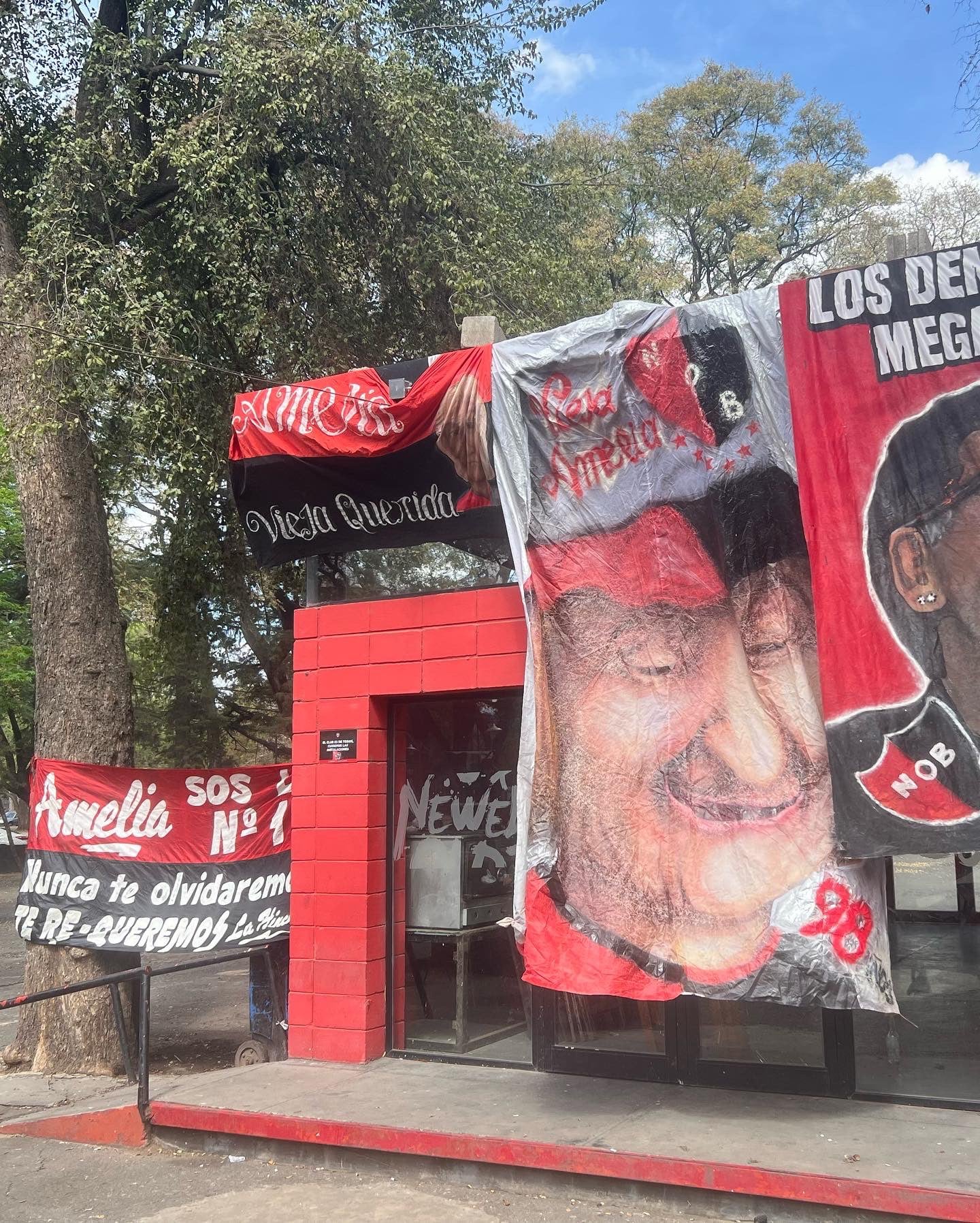 Amelia Montero, la fanática de Newell's que cumplió 98 años.