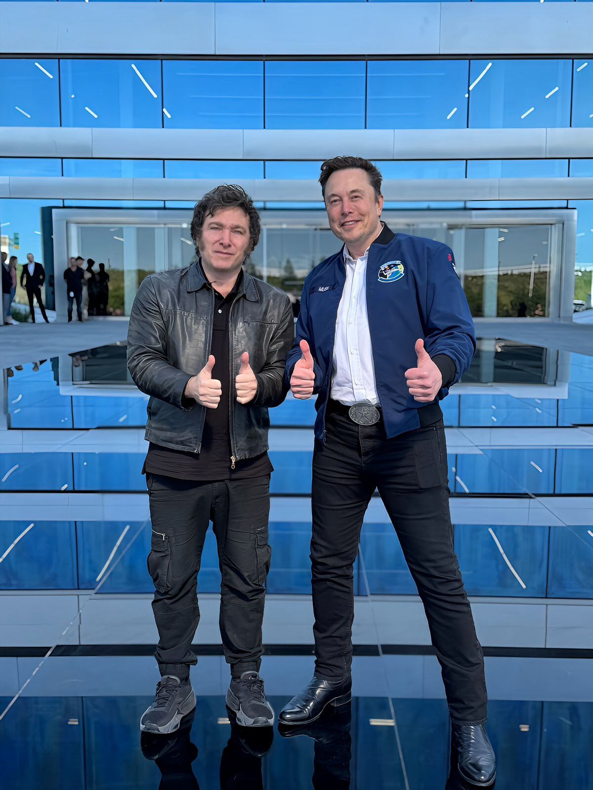 El presidente Javier Milei y Elon Musk mantuvieron un encuentro en la planta que el empresario posee en Texas, de la firma Tesla.