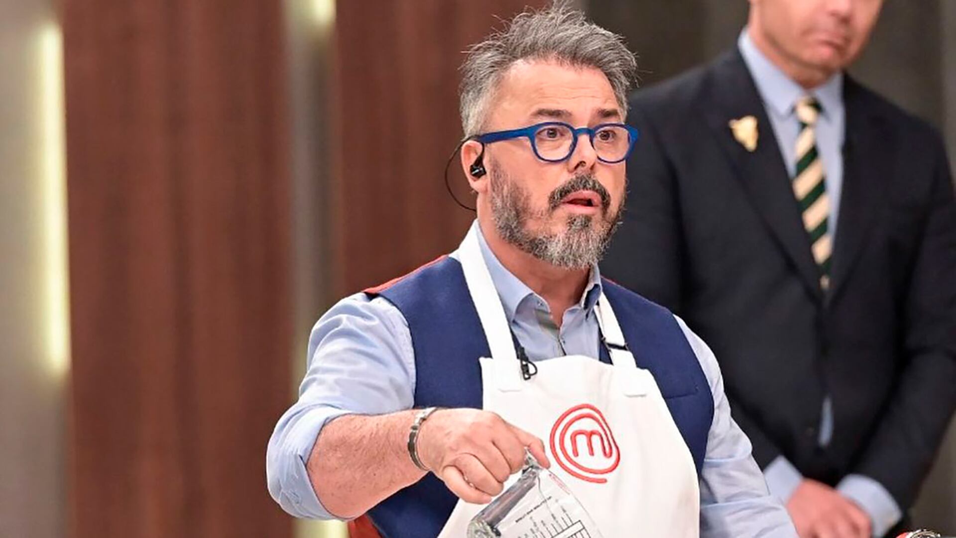 Donato de Santis elogió el plato de pescado de Silvana y Rodrigo.